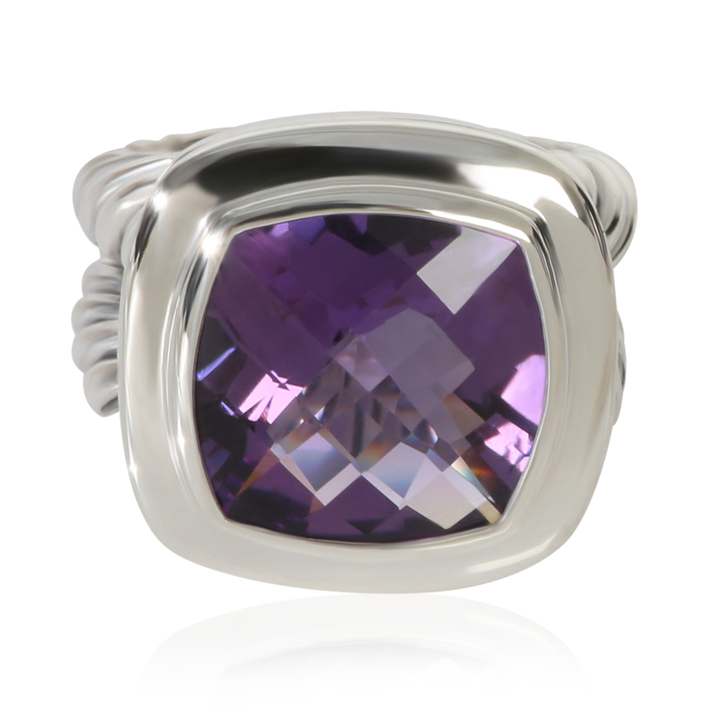 David Yurman Sterling Silver Amethyst Albion Ring